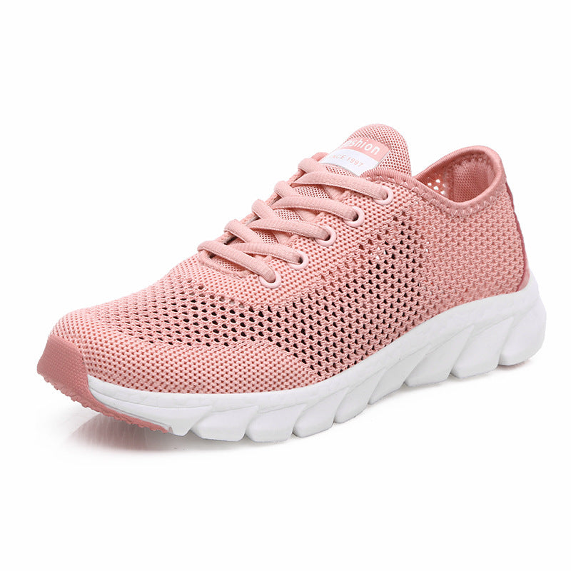 Ladies Flyknit Lightweight Walking Shoes-ABOXUN