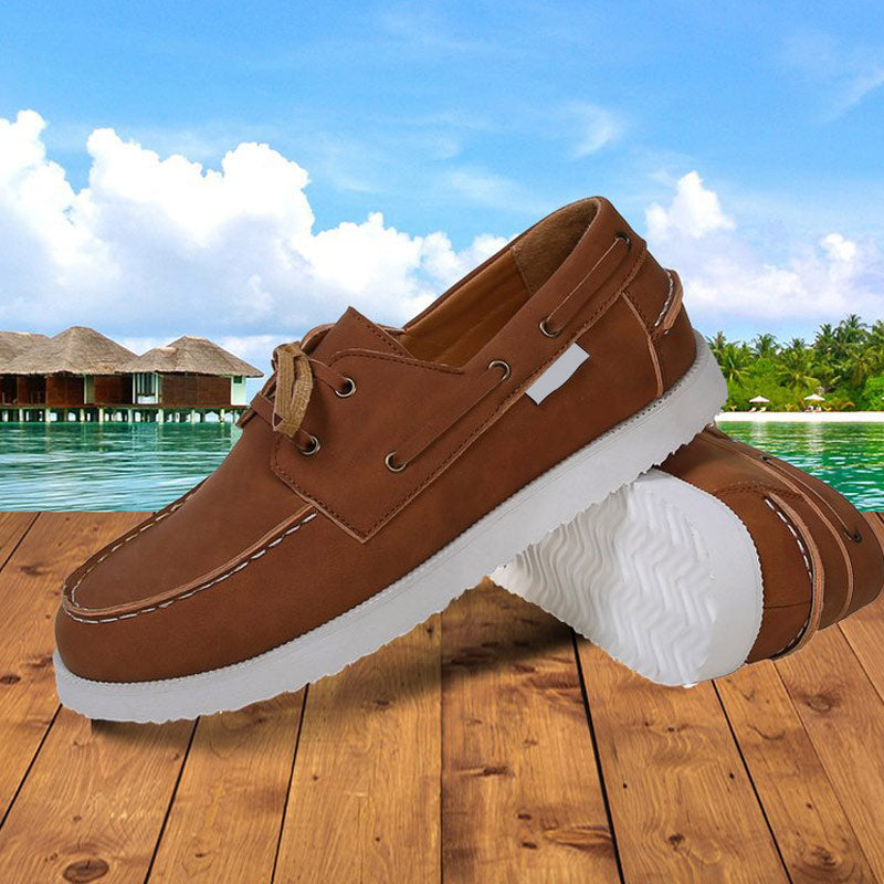 Lace-Up Breathable Abrasion Resistant Sailing Shoes for Women-ABOXUN