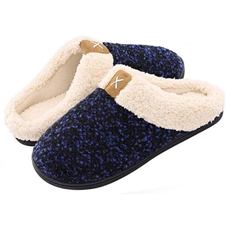Memory foam slippers for men and women-ABOXUN