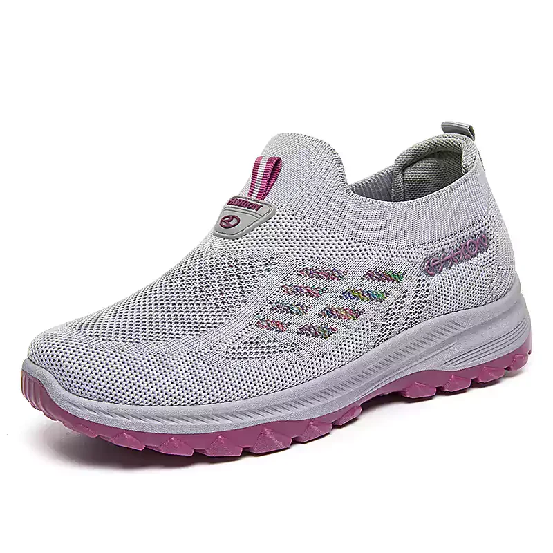 Breathable Lightweight Fly Women Running Shoes-ABOXUN