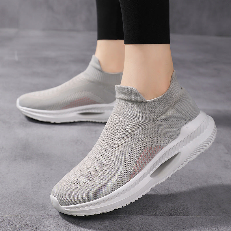 Women's Flyknit Breathable Non-Slip Casual Sneakers-ABOXUN