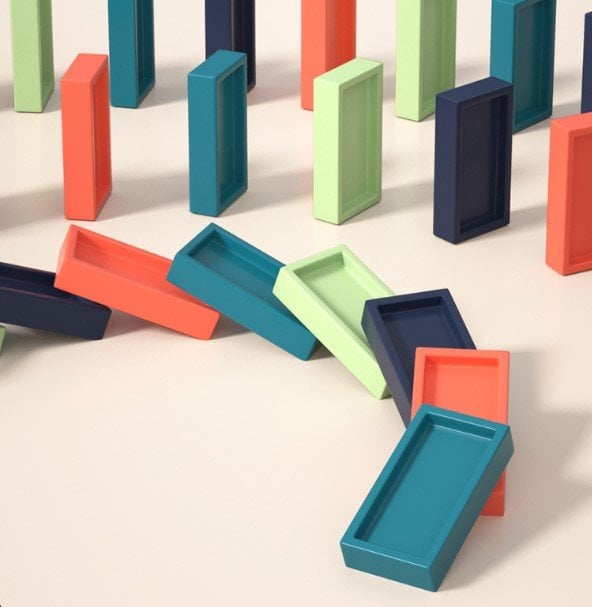 🔥Last Day Promotion 61% OFF🔥🔥 - Dominoes Automatic Domino Train Educational Toy（Extra 10% off 2 pieces!）