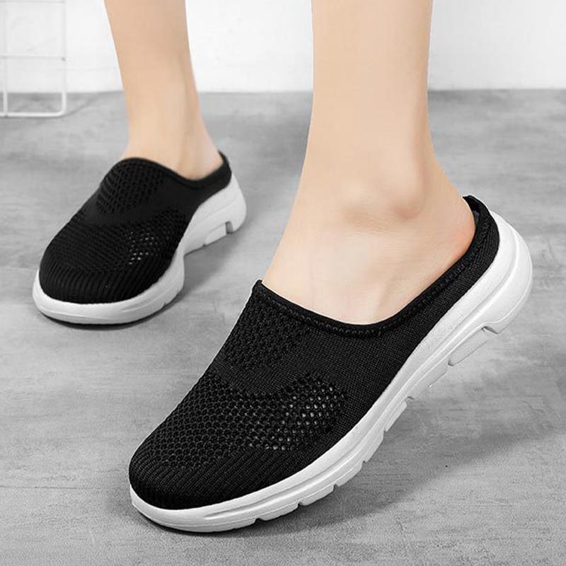 Women'S Flat-Bottom Non-Slip Slippers Baotou Slippers-ABOXUN