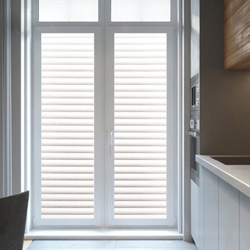 Imitation Blinds One-Way Perspective Glass Film