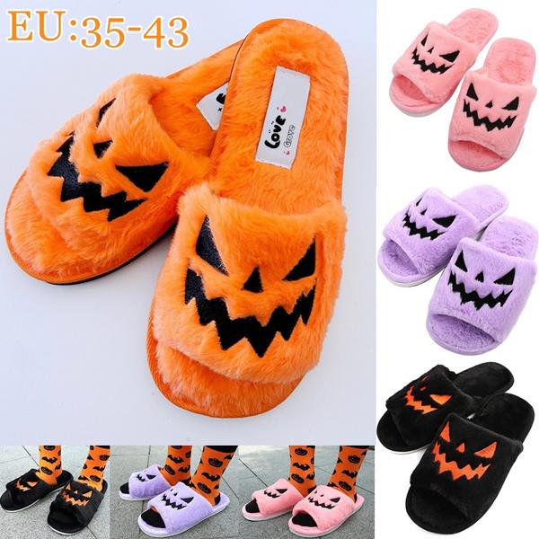 Christmas winter warm cotton home plush slippers-ABOXUN