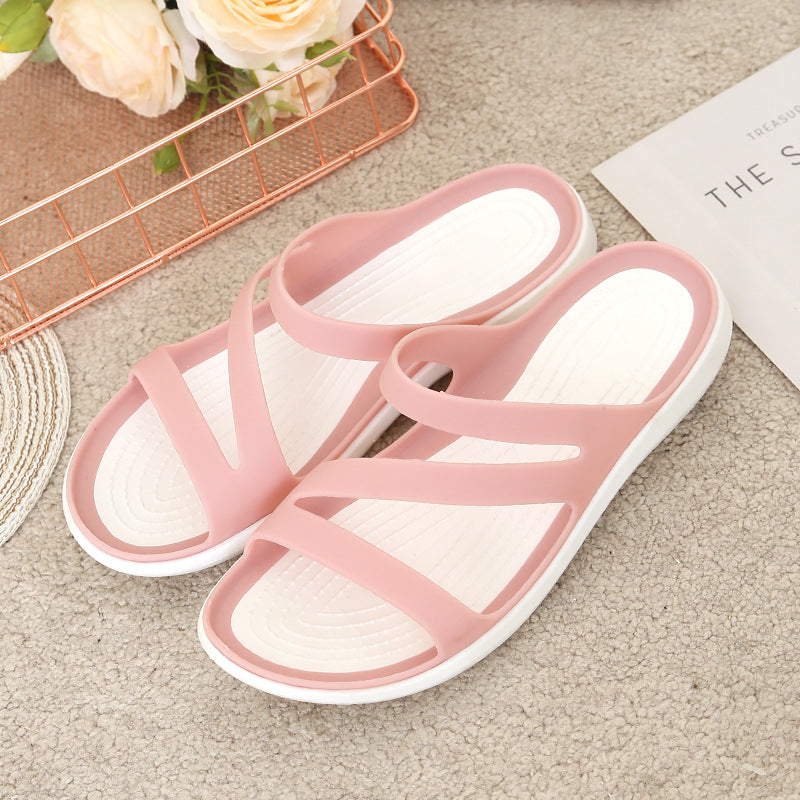 Summer new flat casual slippers-ABOXUN