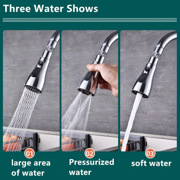 🔥New Arrival-360° Rotatable -3 Functions Universal Pressure Tap Nozzle