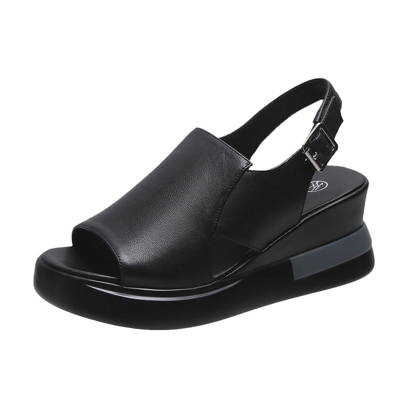 2022 summer new wedge fashion sandals-ABOXUN
