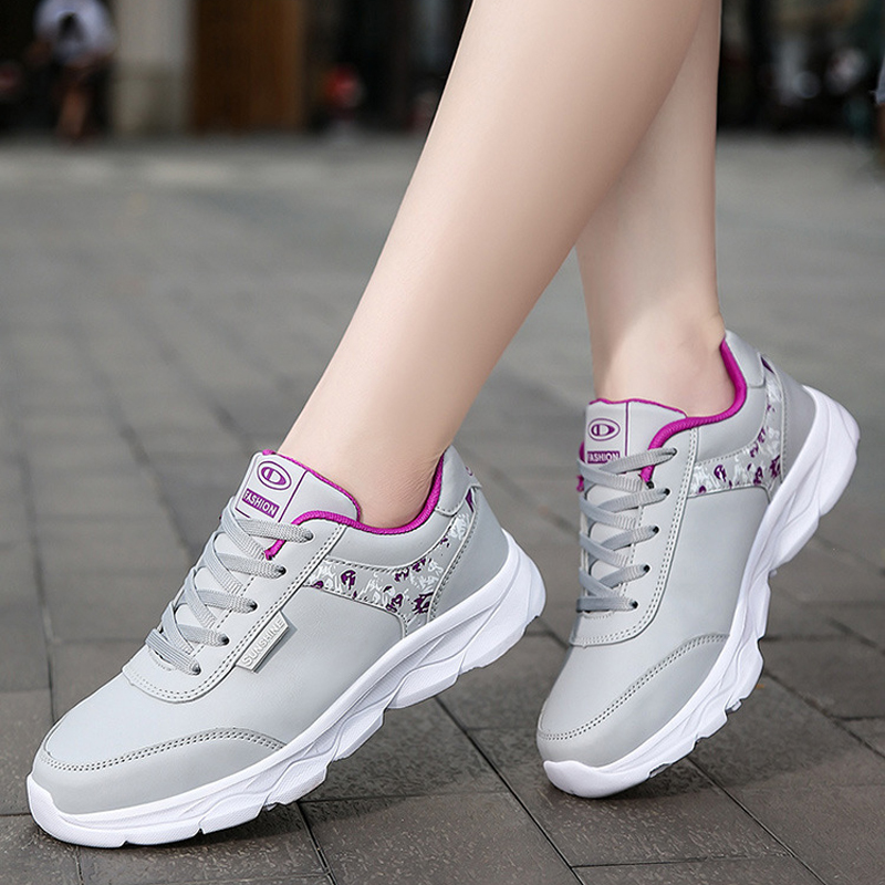 women's casual fashion platform sneakers-ABOXUN