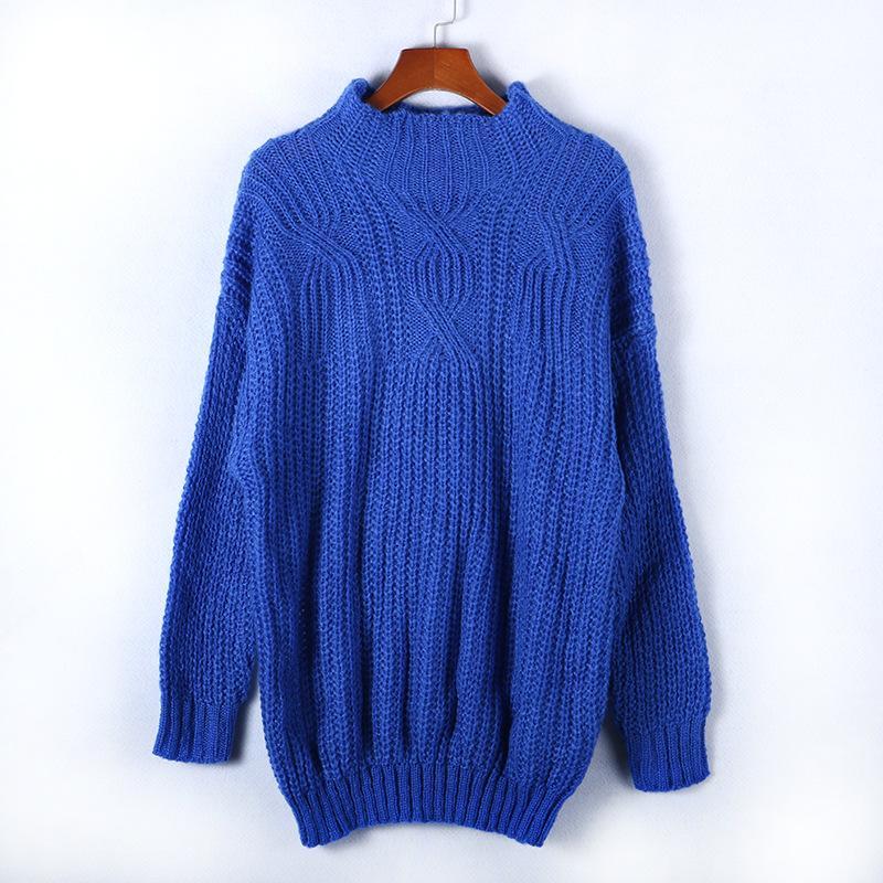 Casual Turtul Neck Twist Sweater-ABOXUN