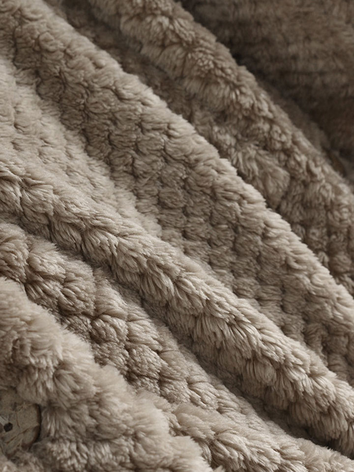 Hooded Double Fleece Mid-Length Jacket (S-8XL)-ABOXUN