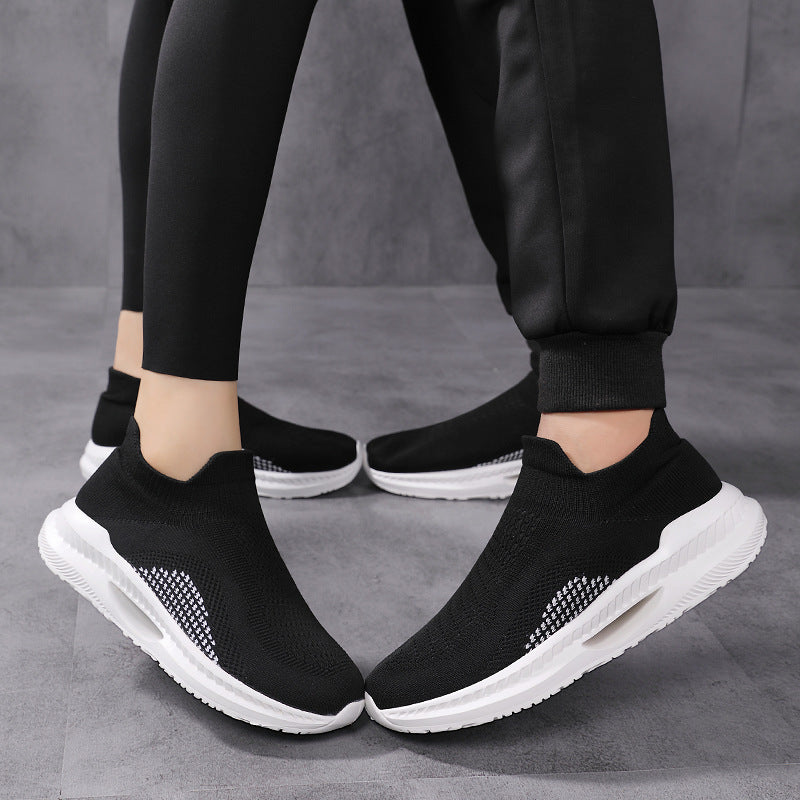 Women's Flyknit Breathable Non-Slip Casual Sneakers-ABOXUN