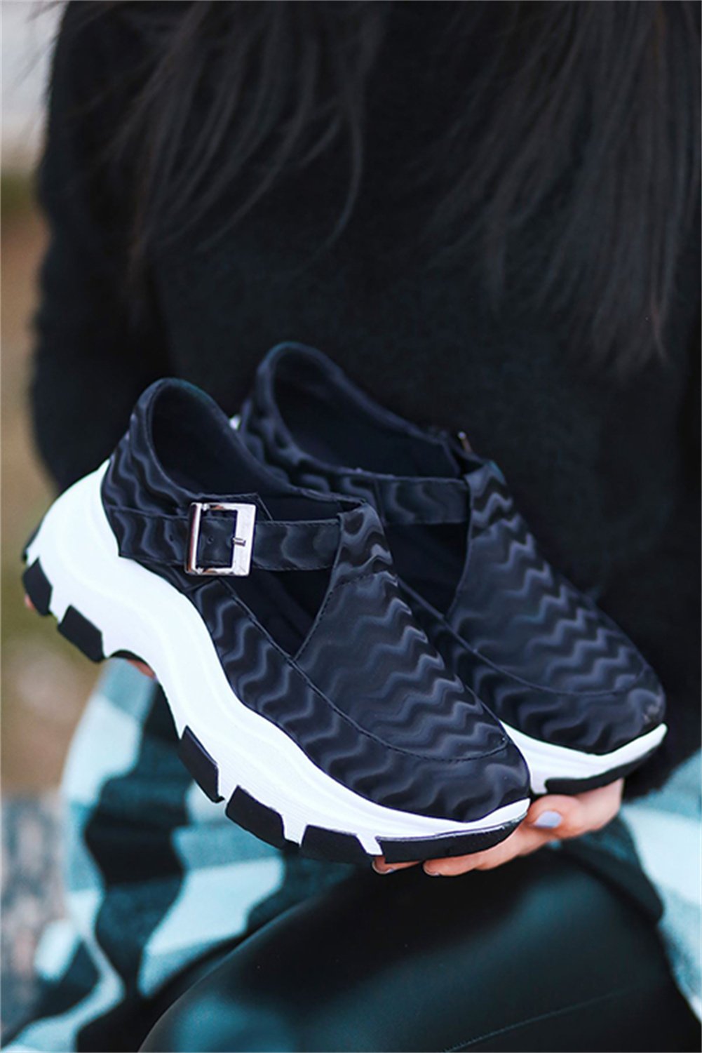 Casual platform shoes for fashionable ladies-ABOXUN