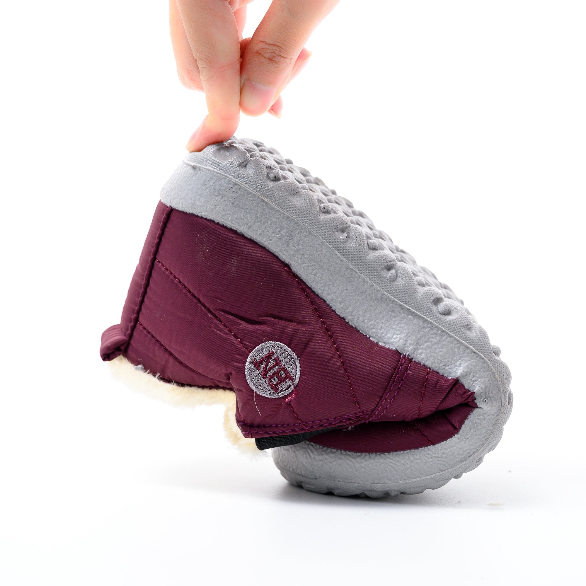 Autumn and winter non-slip warm soft bottom cotton shoes and cotton boots—Unisex-ABOXUN