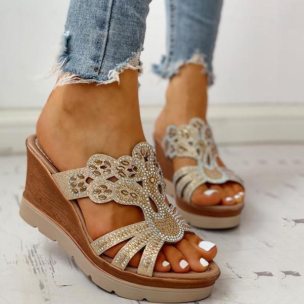Women's Platform Wedge Casual Sandals-ABOXUN