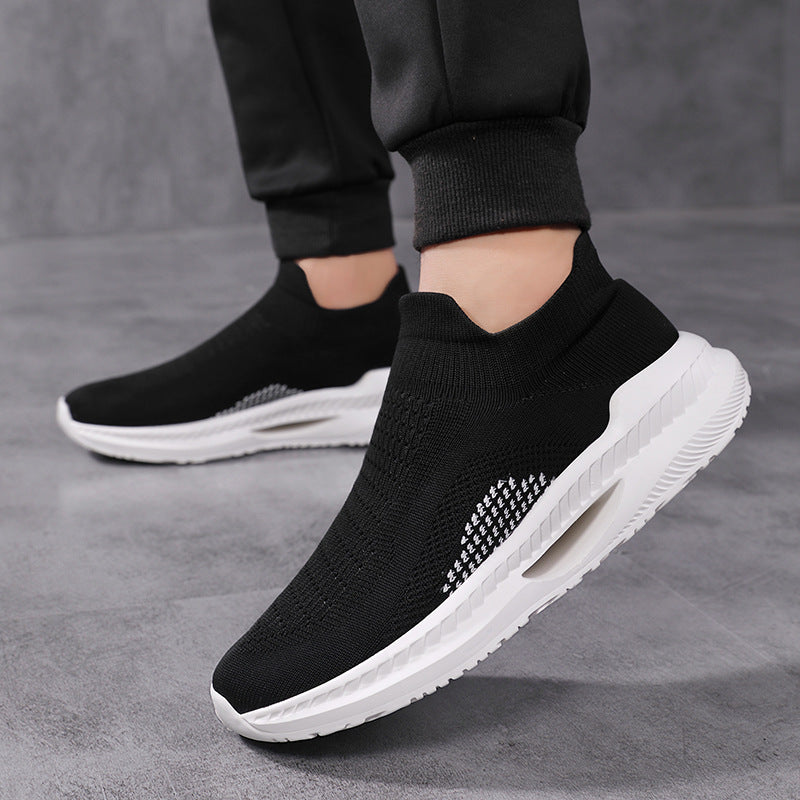 Women's Flyknit Breathable Non-Slip Casual Sneakers-ABOXUN