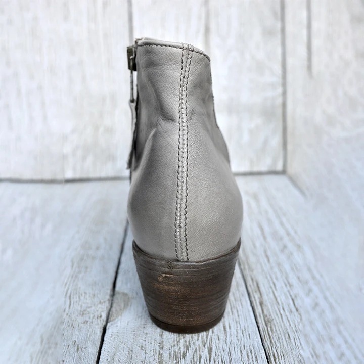 Women Casual Retro Cowboy Ankle Boots-ABOXUN