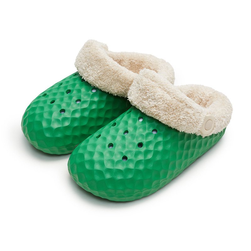 Removable Outer Wear Non-slip Waterproof Cotton Slippers-ABOXUN