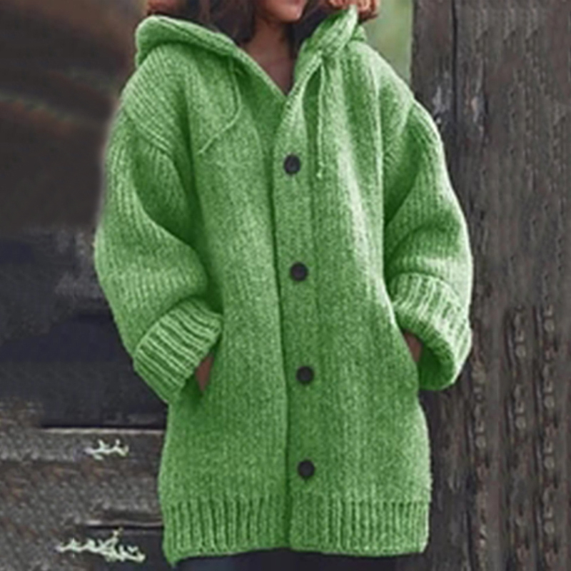 Casual Hooded Sweater Coat-ABOXUN