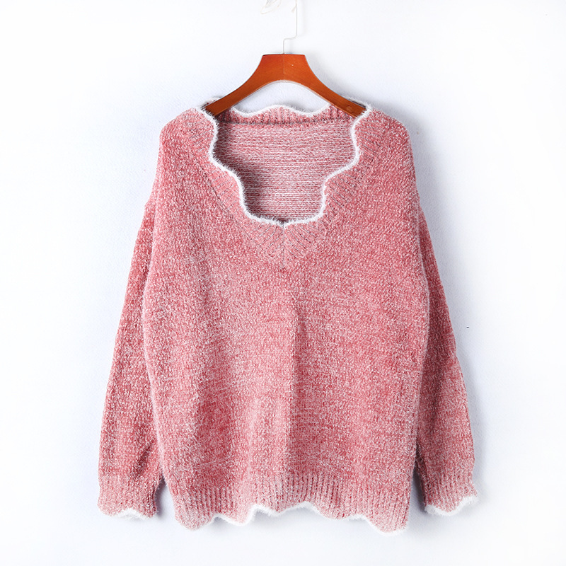 Puls Size Long Sleeve Knitted Sweater-ABOXUN