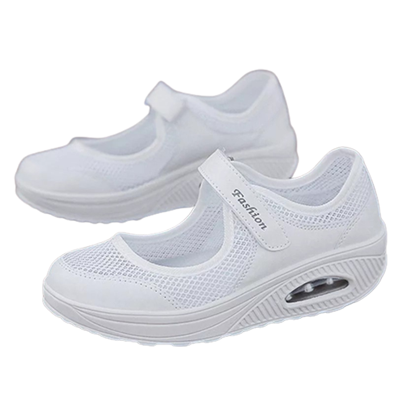 New mesh rocking shoes plus size women's shoes-ABOXUN