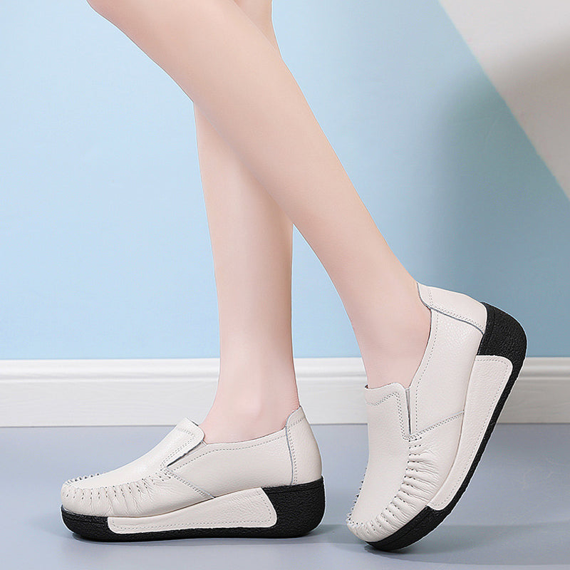Women's Winter Comfort Elastic Platform Shoes-ABOXUN