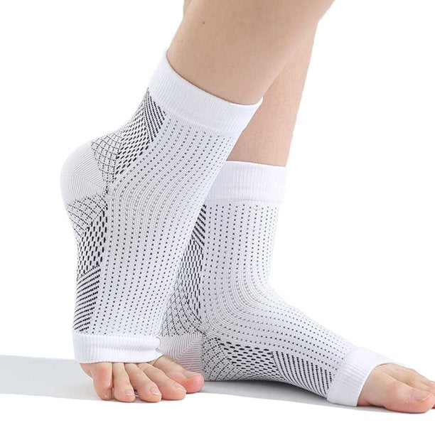 "Medical Certification" Compression Foot Sleeves Men Women Compression Socks with Arch Heel Support-ABOXUN
