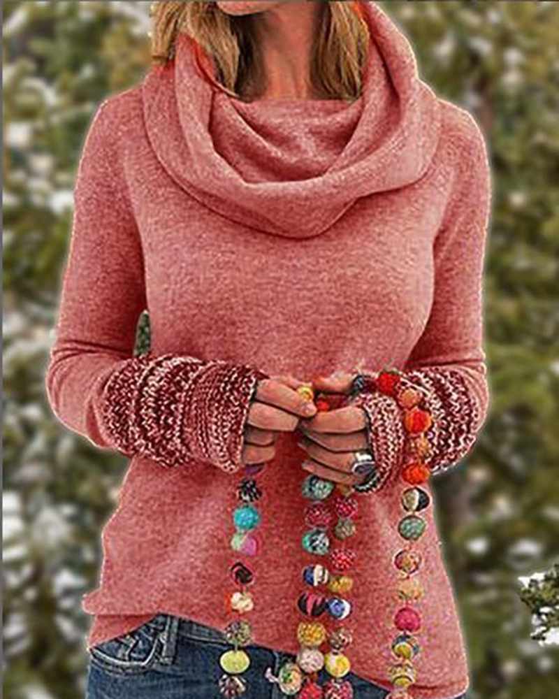 5XL HIGH-NECKED VESTMENTS SWEATERS-ABOXUN