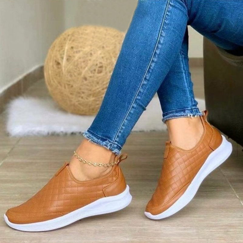 2022 Fall New Ladies Casual Flat Fashion Loafers-ABOXUN
