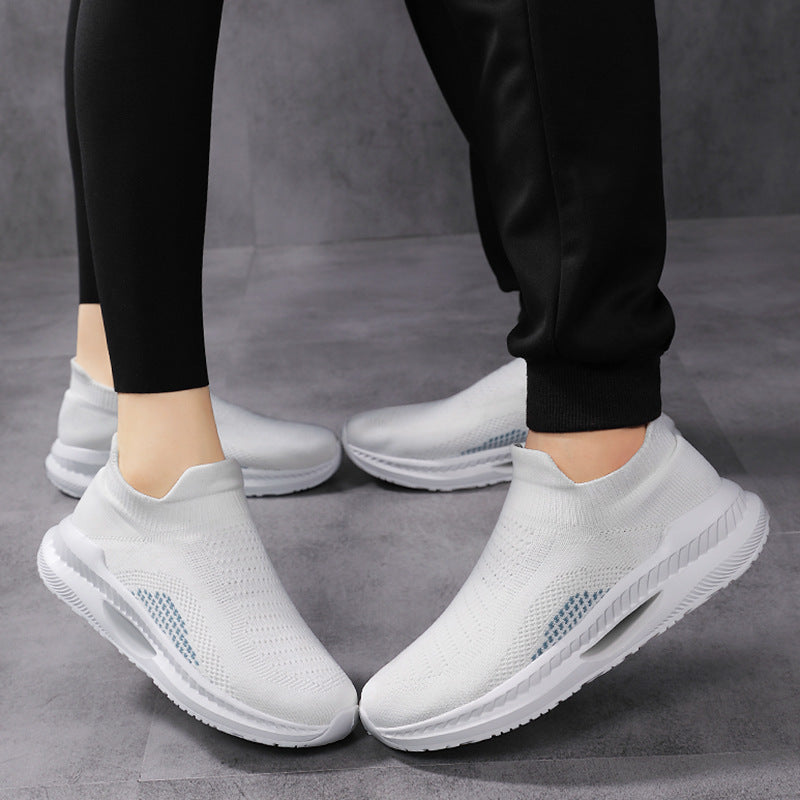 Women's Flyknit Breathable Non-Slip Casual Sneakers-ABOXUN