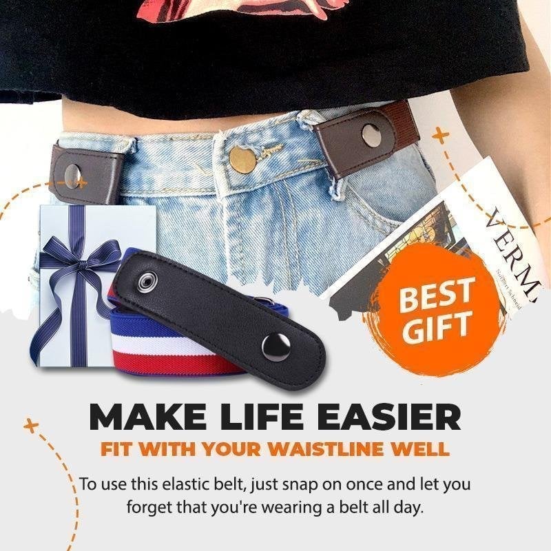 🔥(Last Day  48% OFF)🔥2023 - Buckle-free Invisible Elastic Waist Belts