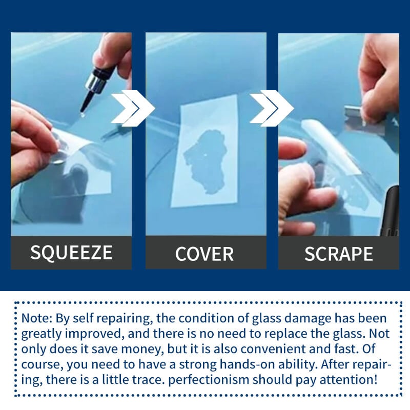 Cracks'Gone Glass Repair Kit (New Formula) 🔥49% OFF🔥