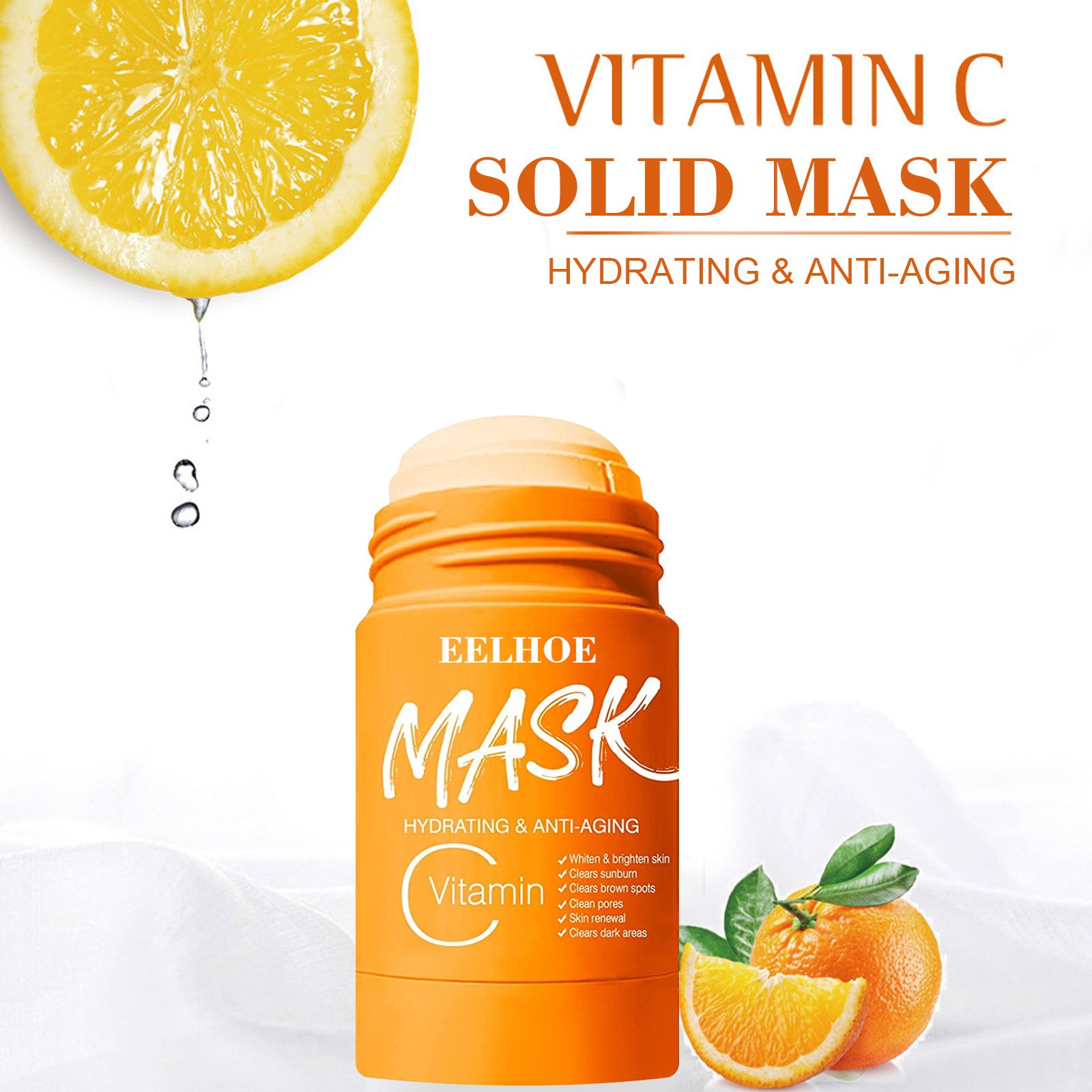 Green Tea Mask Clay Stick Face Mask Skin Care Poreless Deep