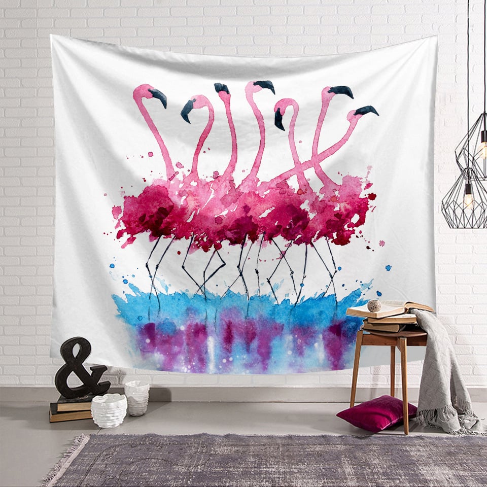 🎁Flamingo Style Wall Hanging Blanket ( 49% OFF Today )-ABOXUN