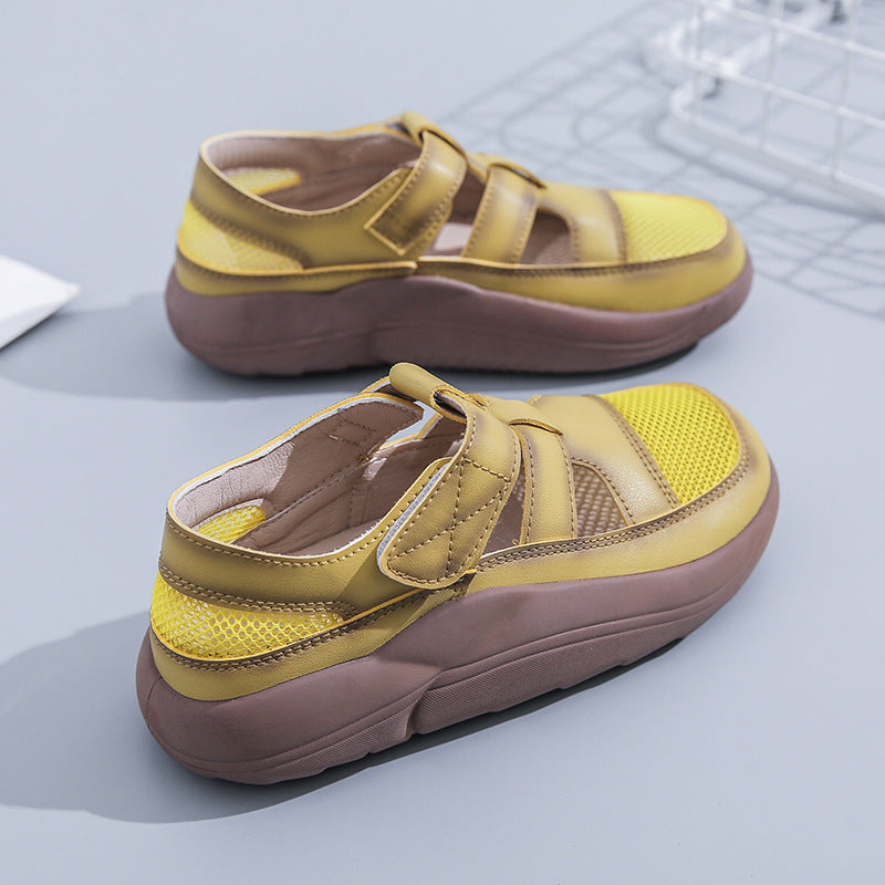 2022 summer new mesh breathable women's sandals-ABOXUN