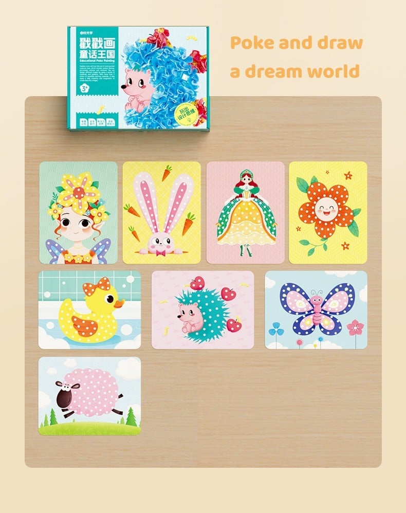 (Last Day Promotion- SAVE 48% OFF)🎁Creative Puzzle Puncture Painting