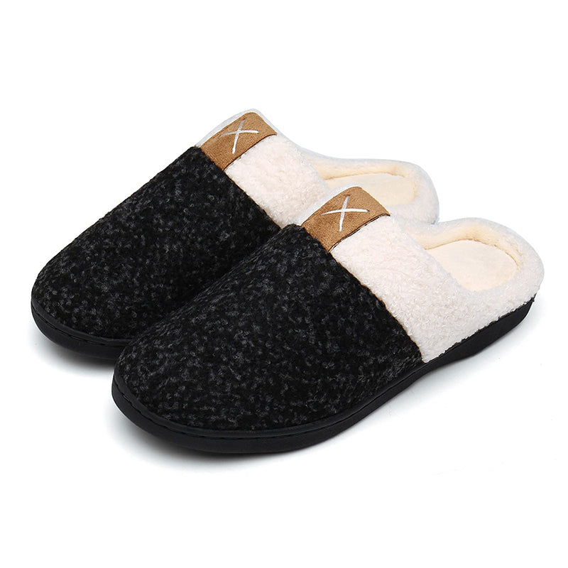 Memory foam slippers for men and women-ABOXUN