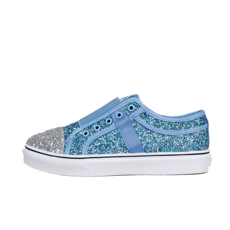 Fall 2022 Women's Casual Sequin Patchwork Slip-On Flats-ABOXUN