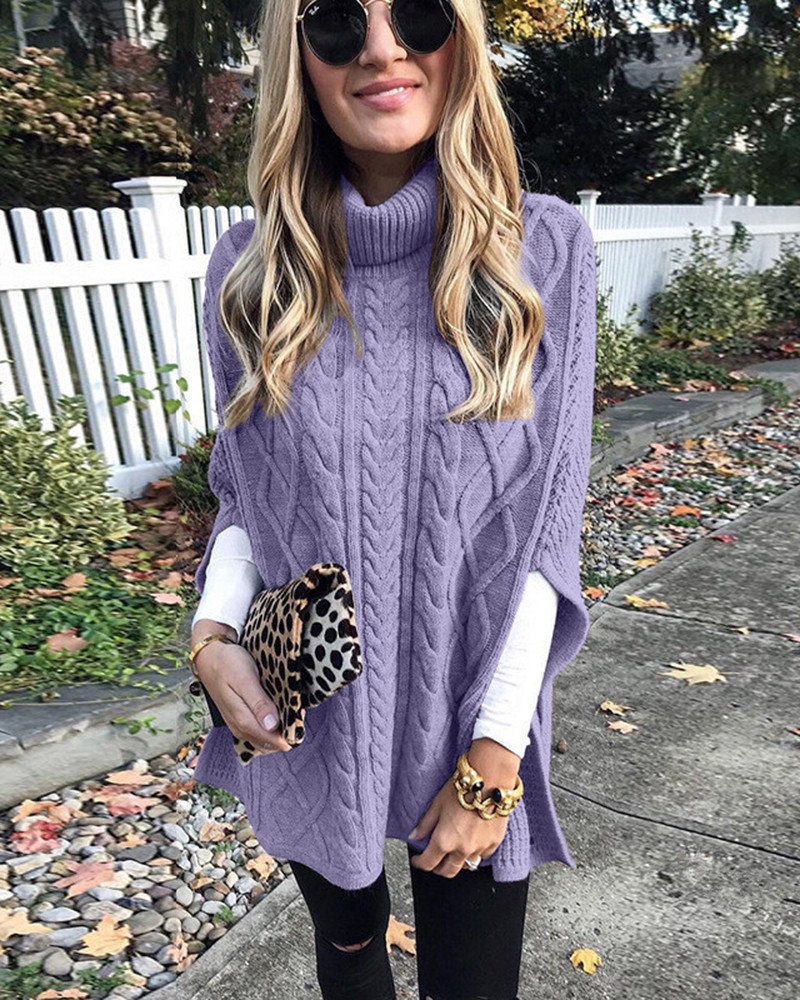 Retro Thick Stitch Casual Sweater-ABOXUN