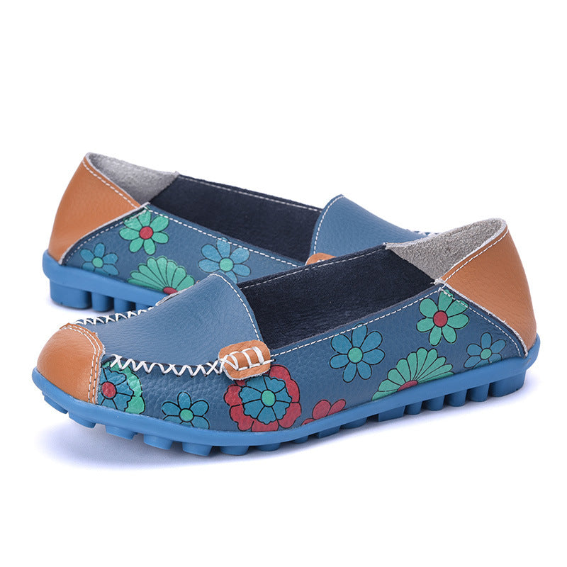 Owlkay Soft Surface Comfortable Casual Flat Shoes-ABOXUN