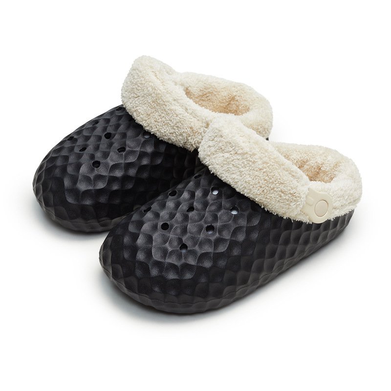 Removable Outer Wear Non-slip Waterproof Cotton Slippers-ABOXUN