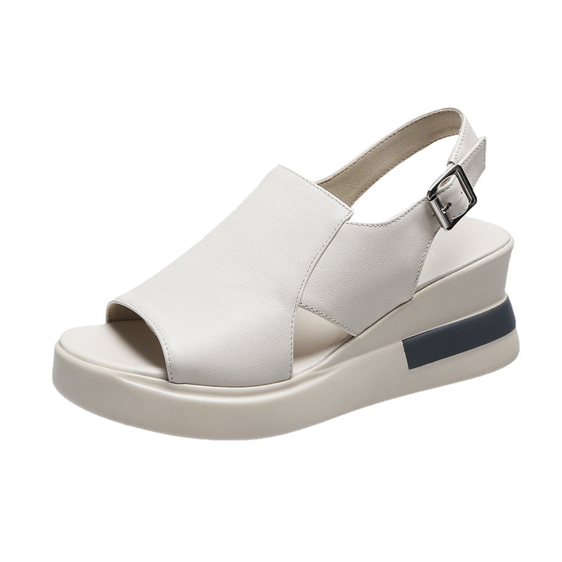 2022 summer new wedge fashion sandals-ABOXUN