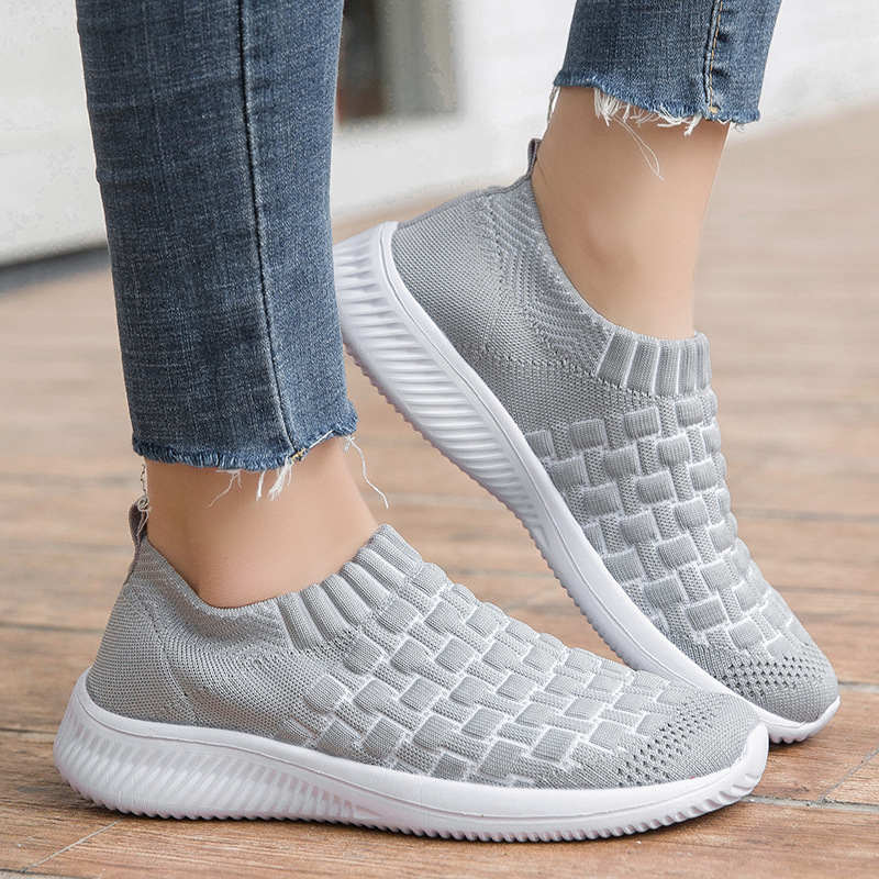 women's casual mesh breathable sneakers-ABOXUN