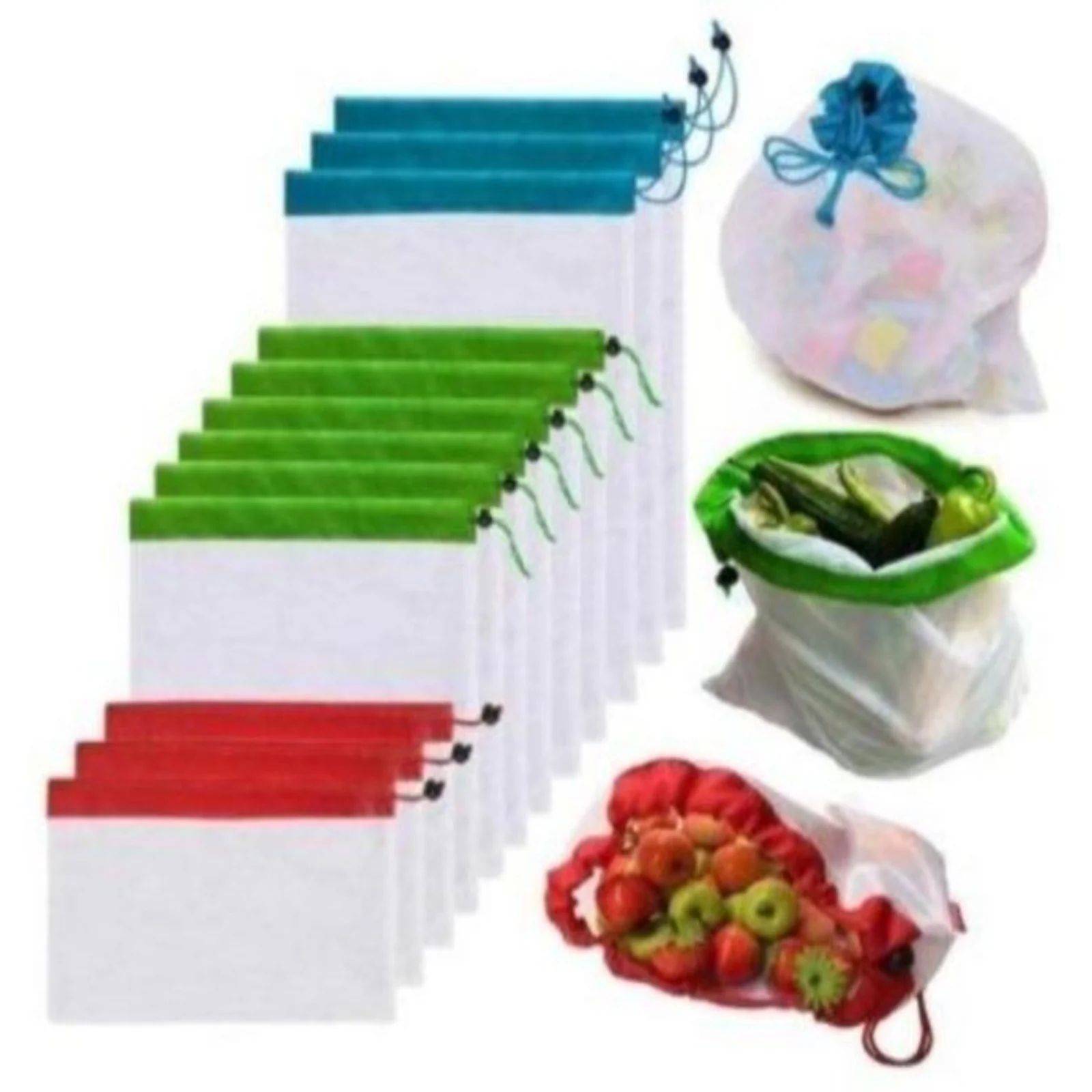 Reusable Produce Bags (12 PIECES SET)-ABOXUN