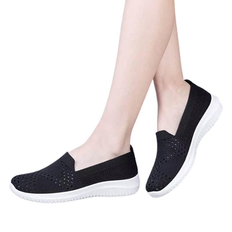 2022 new flying woven breathable mesh casual shoes-ABOXUN