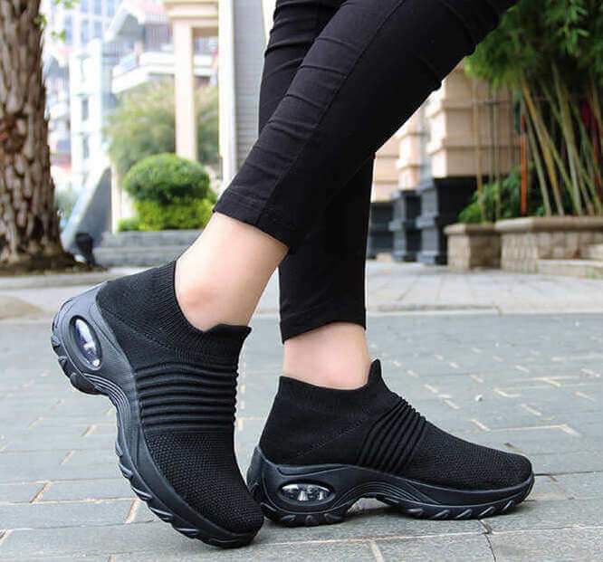 sneakers orthopedic tennis shoes for women Slip On Shoes-ABOXUN