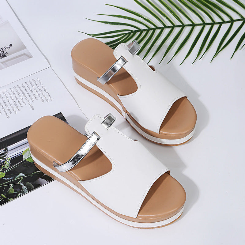 women's summer casual high bottom slippers-ABOXUN