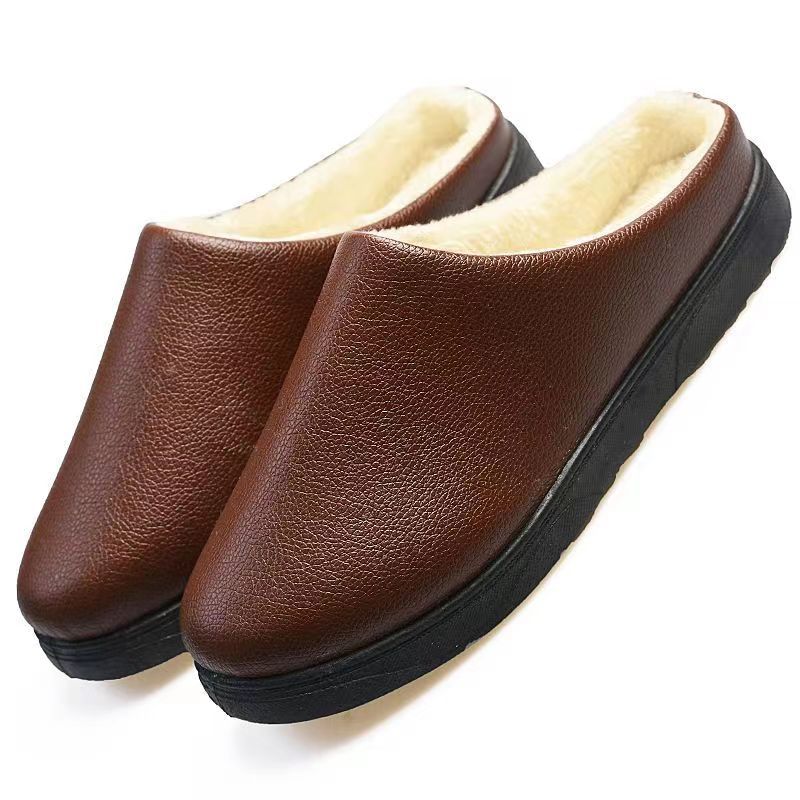 Women's Winter Warm Thick-soled Waterproof Thick-soled Slippers-ABOXUN