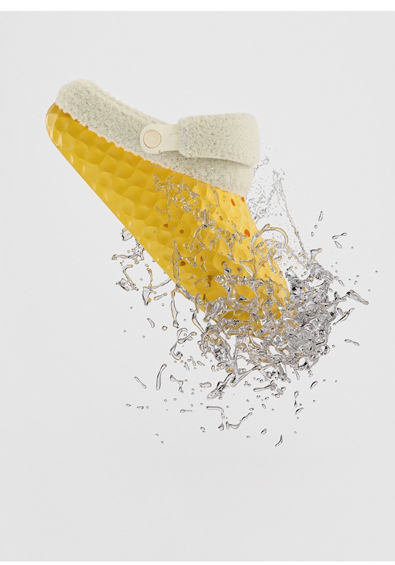 Removable Outer Wear Non-slip Waterproof Cotton Slippers-ABOXUN