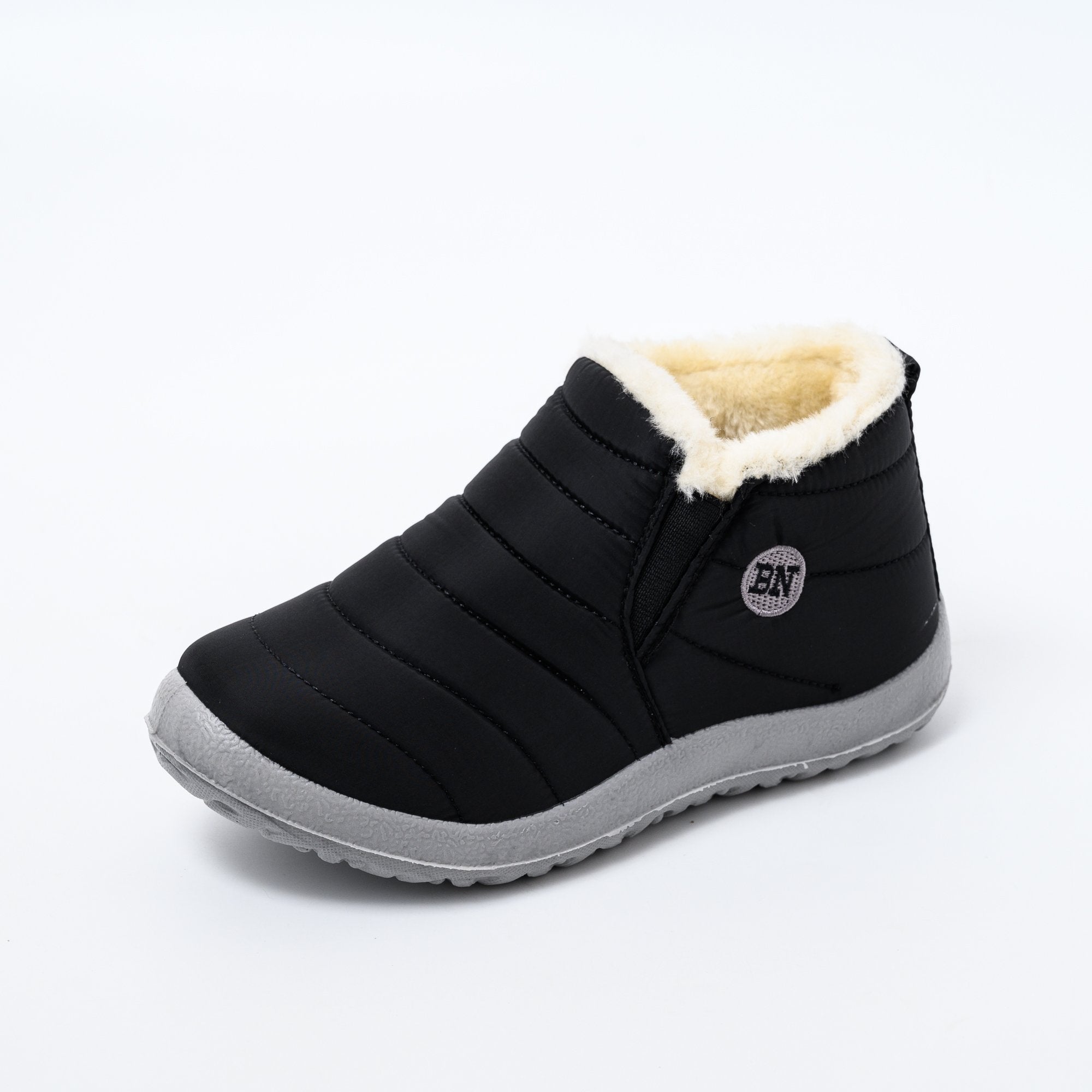 Autumn and winter non-slip warm soft bottom cotton shoes and cotton boots—Unisex-ABOXUN